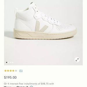 Veja high top sneakers only worn a few times. Great condition